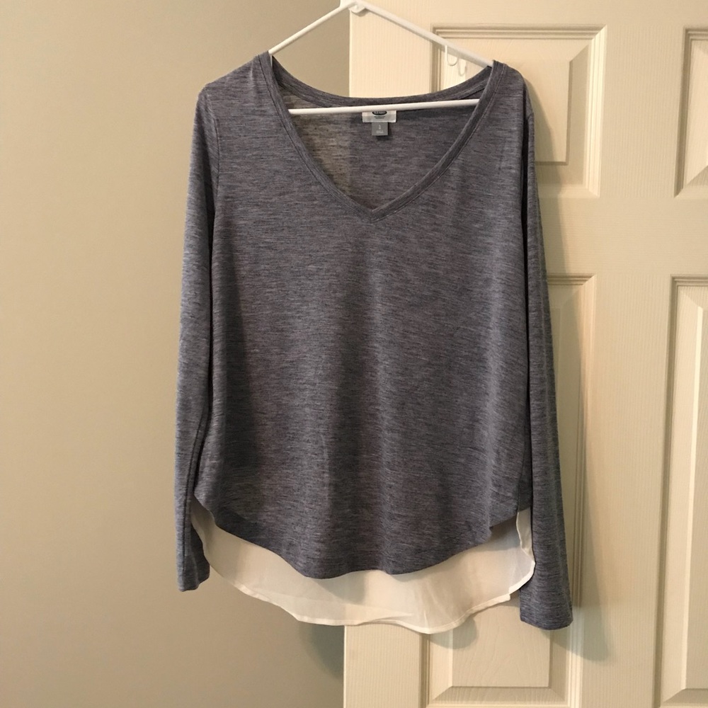 Never worn! Long sleeve v-neck