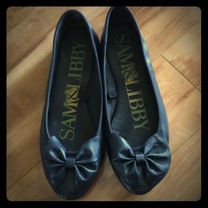 Navy Sam & Libby Bow Flats