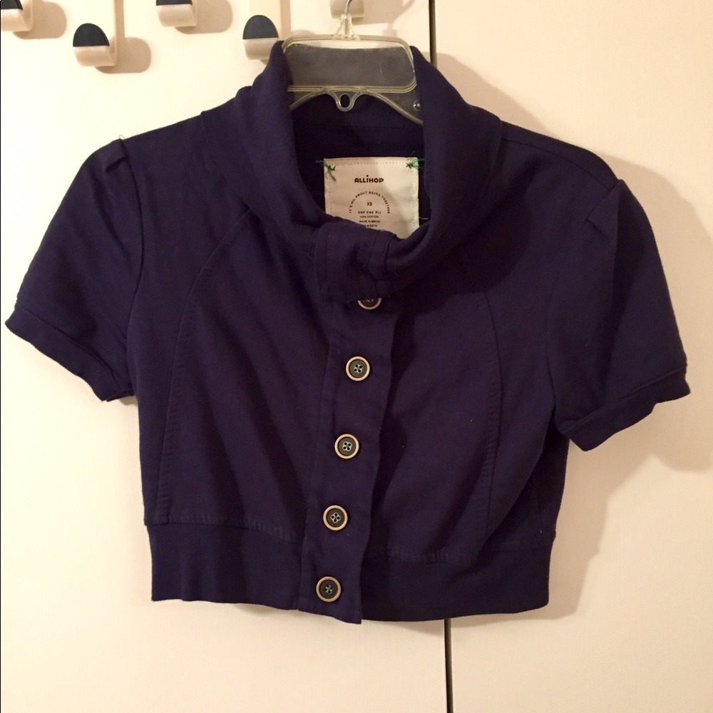 Anthropologie cropped jacket