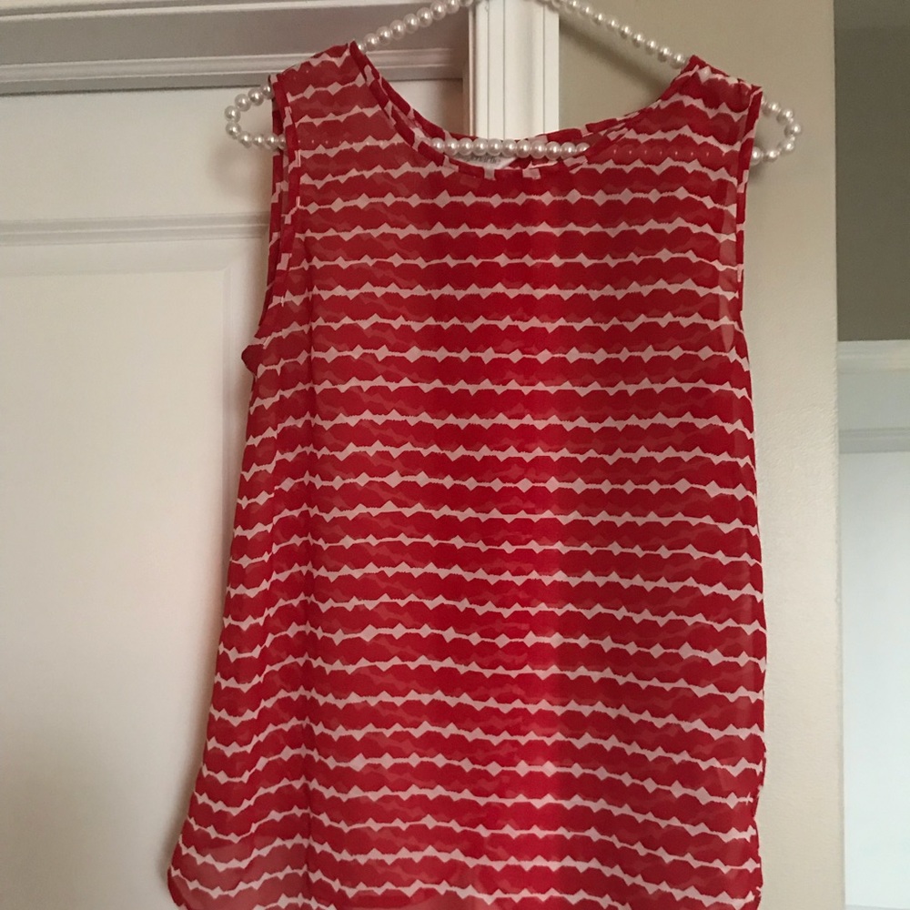 Very light top with open back