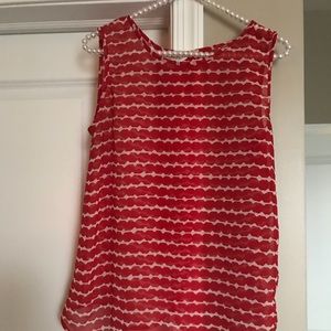 Very light top with open back