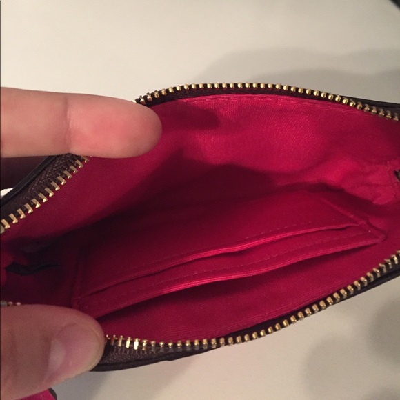 Coach Signature Corner Zip Wristlet - Picture 2 of 6