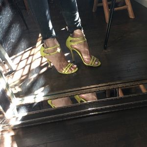 Max & Co. Albo Neon Yellow Heels