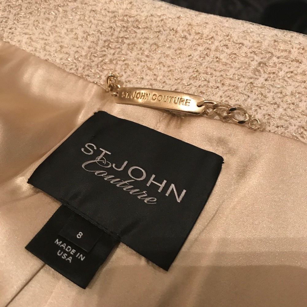 St. John COUTURE knit jacket - Picture 2 of 2