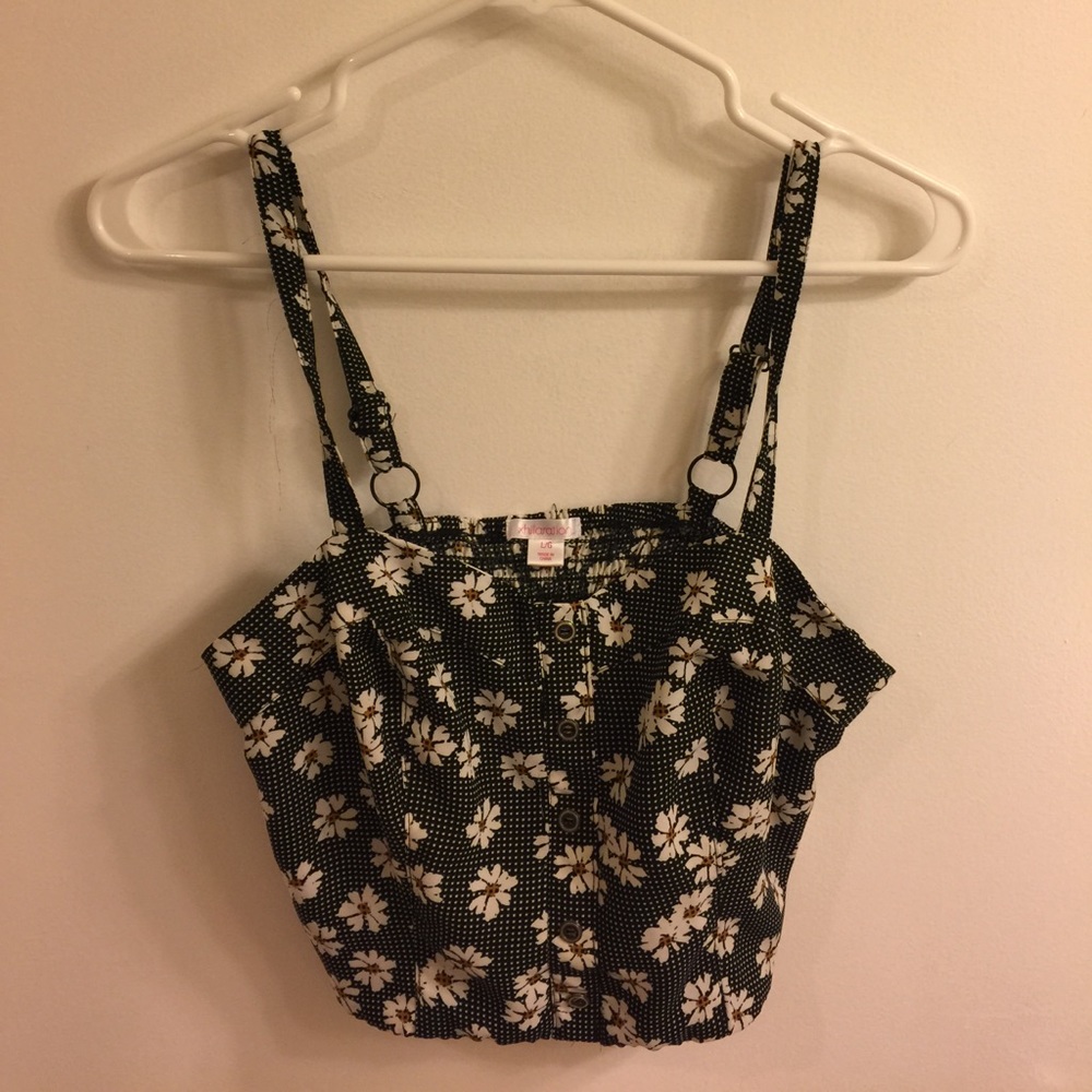 Floral crop top