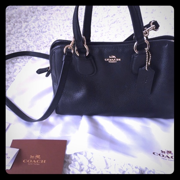 Coach Handbags - Coach • crossbody pebble leather Nolita bag