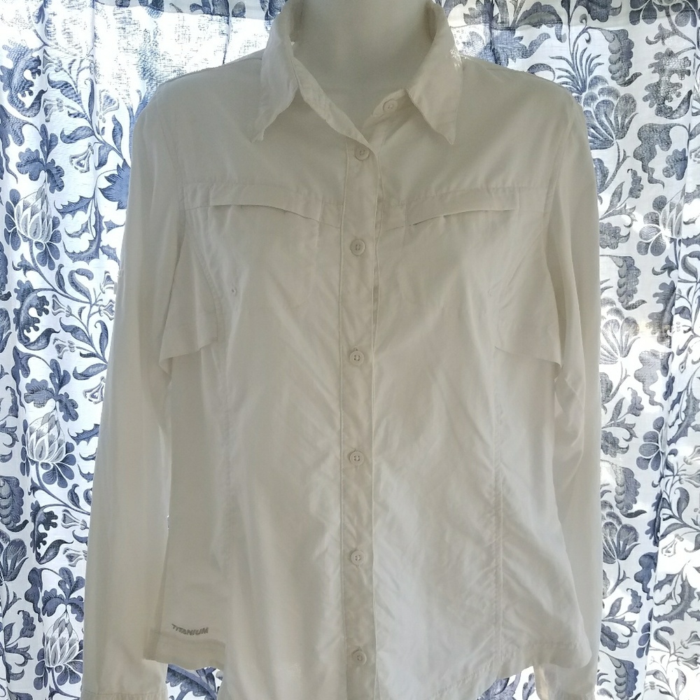 Columbia Womens long sleeve button down SZ S