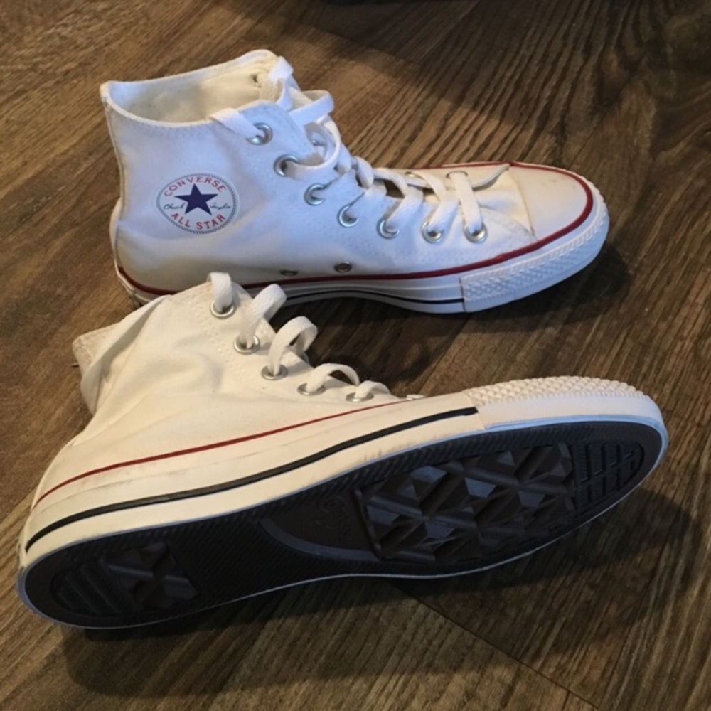 White high top chucks