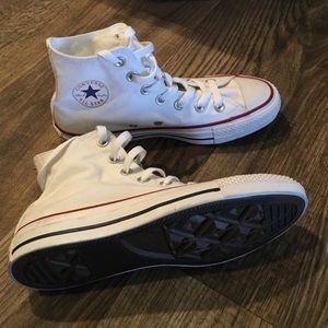 White high top chucks