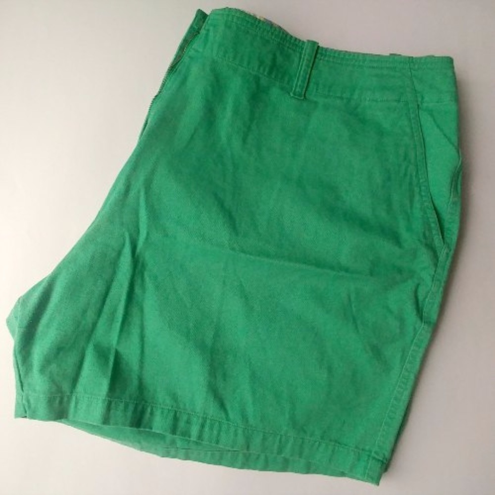 St John's Bay Woman Green Shorts Plus Size 22W