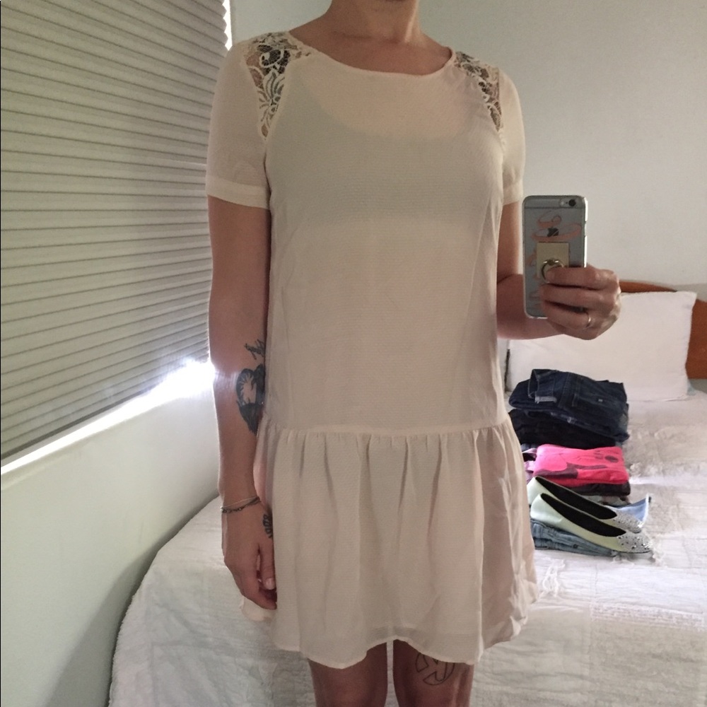 Sheer Peach Dress