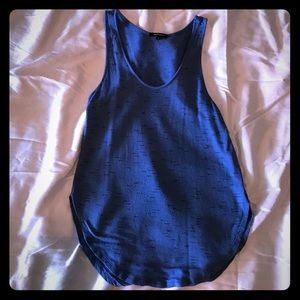 Heathered cotton tank