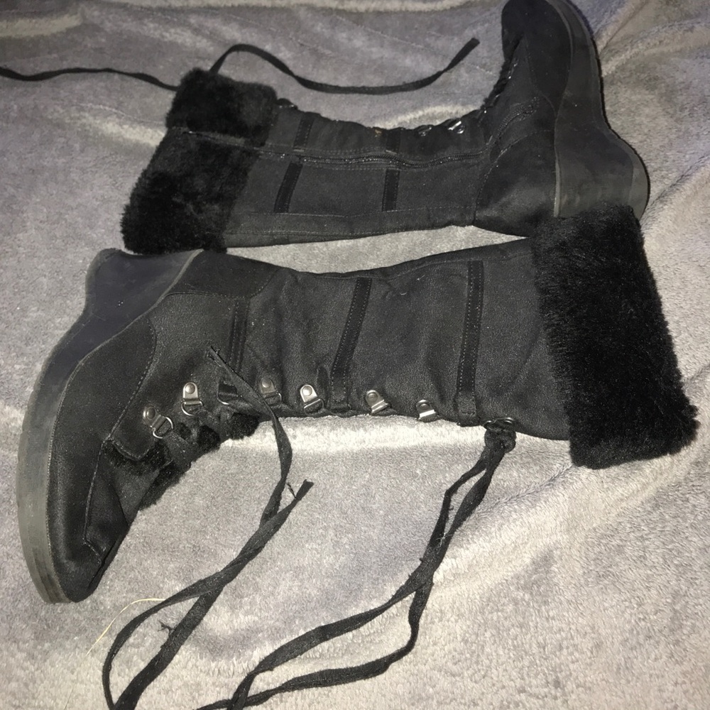 Black boots