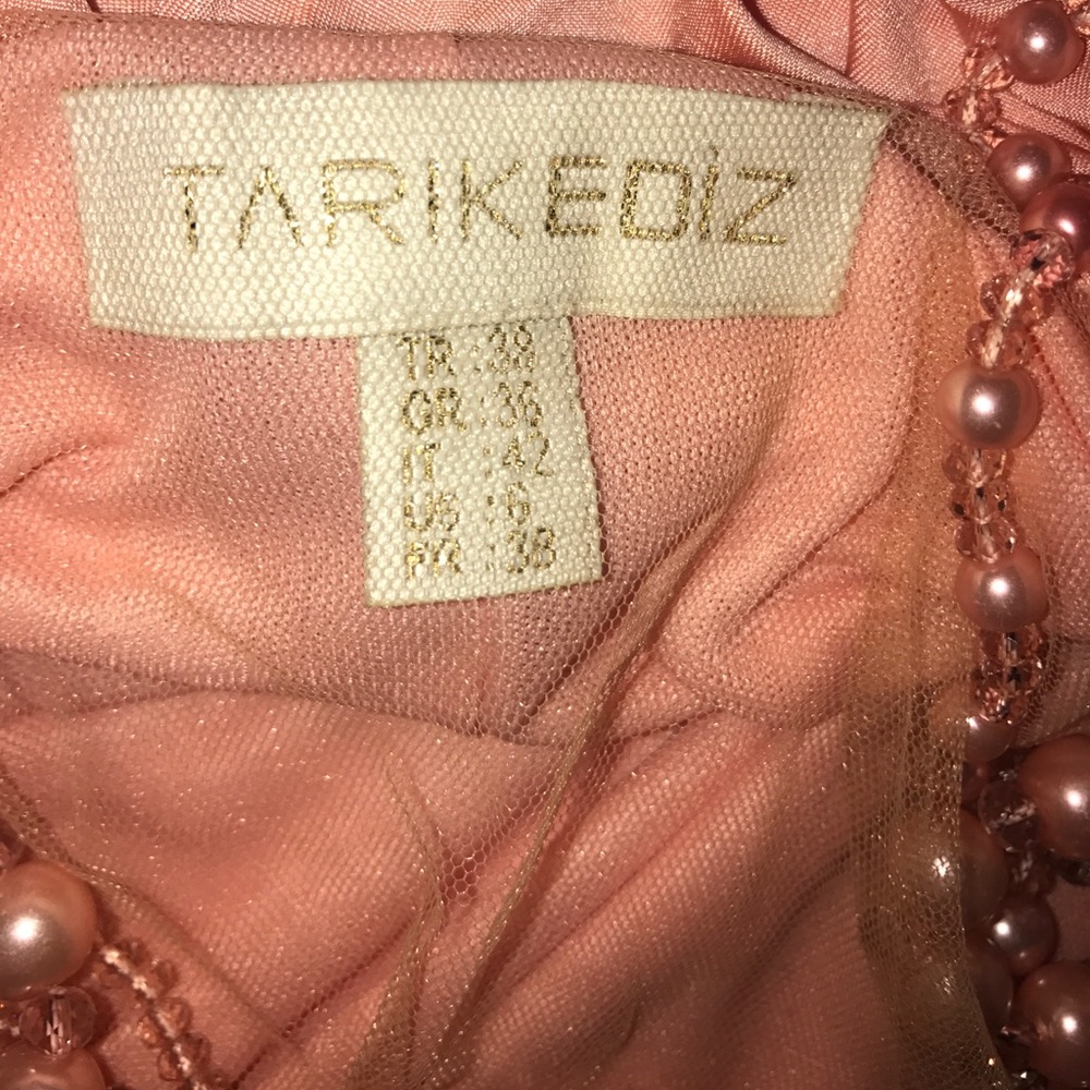 Tarik ediz show stopper dress "salmon color" - Picture 6 of 6