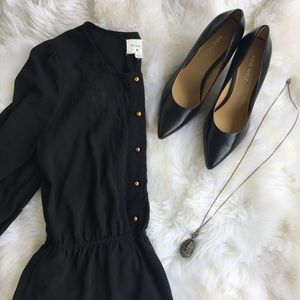 NINE WEST LEATHER PUMPS