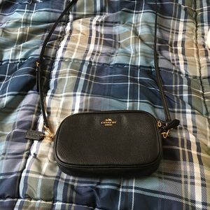 Black authentic coach purse