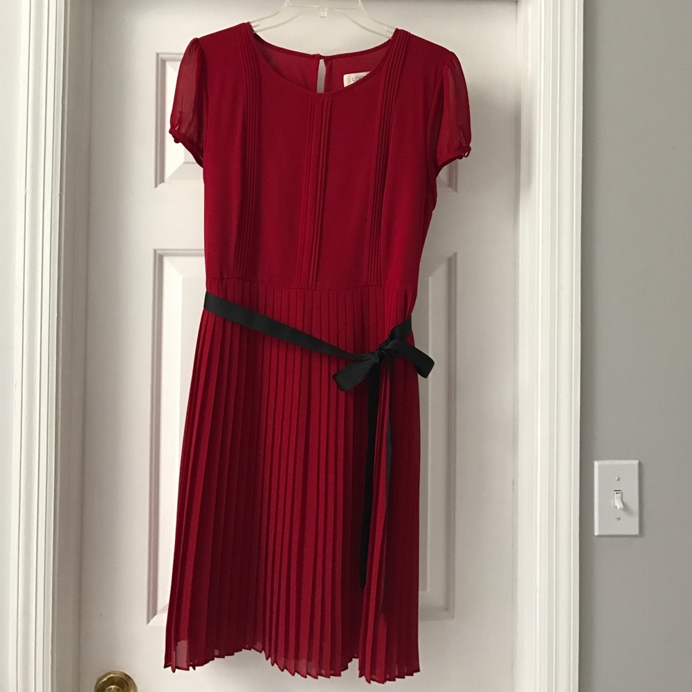 Red dress