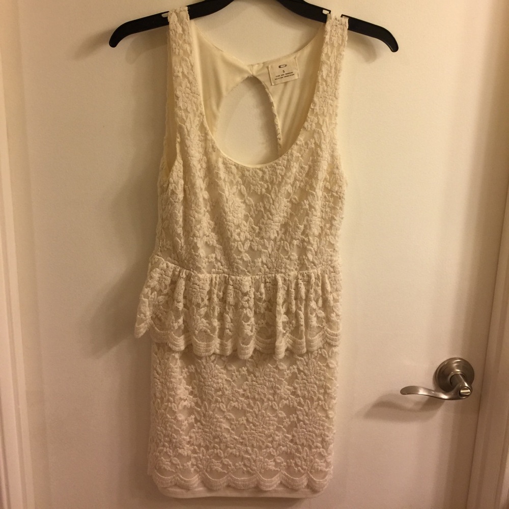 Lace mini dress