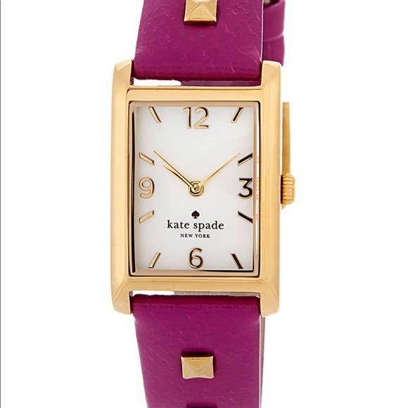 kate spade Accessories - 🦄 Kate Spade Cooper Pyramid Stud Purple Watch