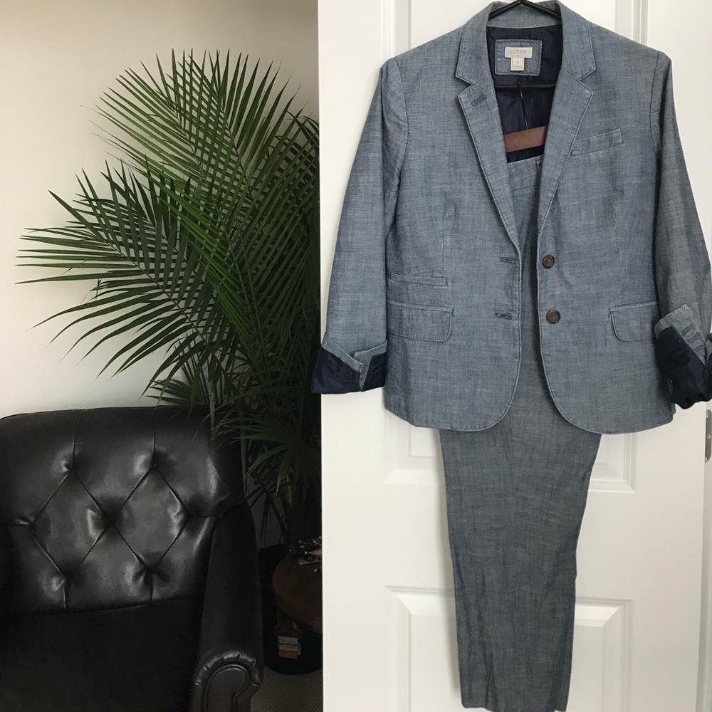 Chambray Suit (jacket + pant )