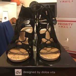 Wedges worn once designed by dolce vita size 10