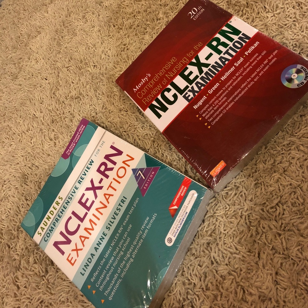 NCLEX- RN Examination Prep Textbooks