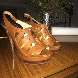 Michael Kors saddle high-heels