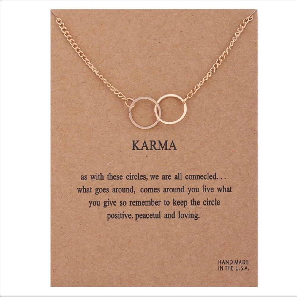 Karma gold necklace ✨😊💫 NWOT