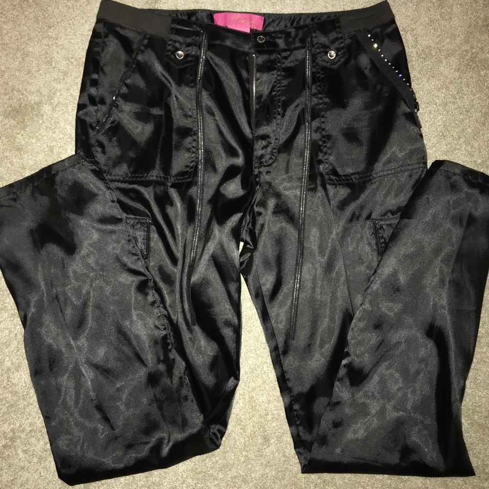 Fashion forward satin pants!