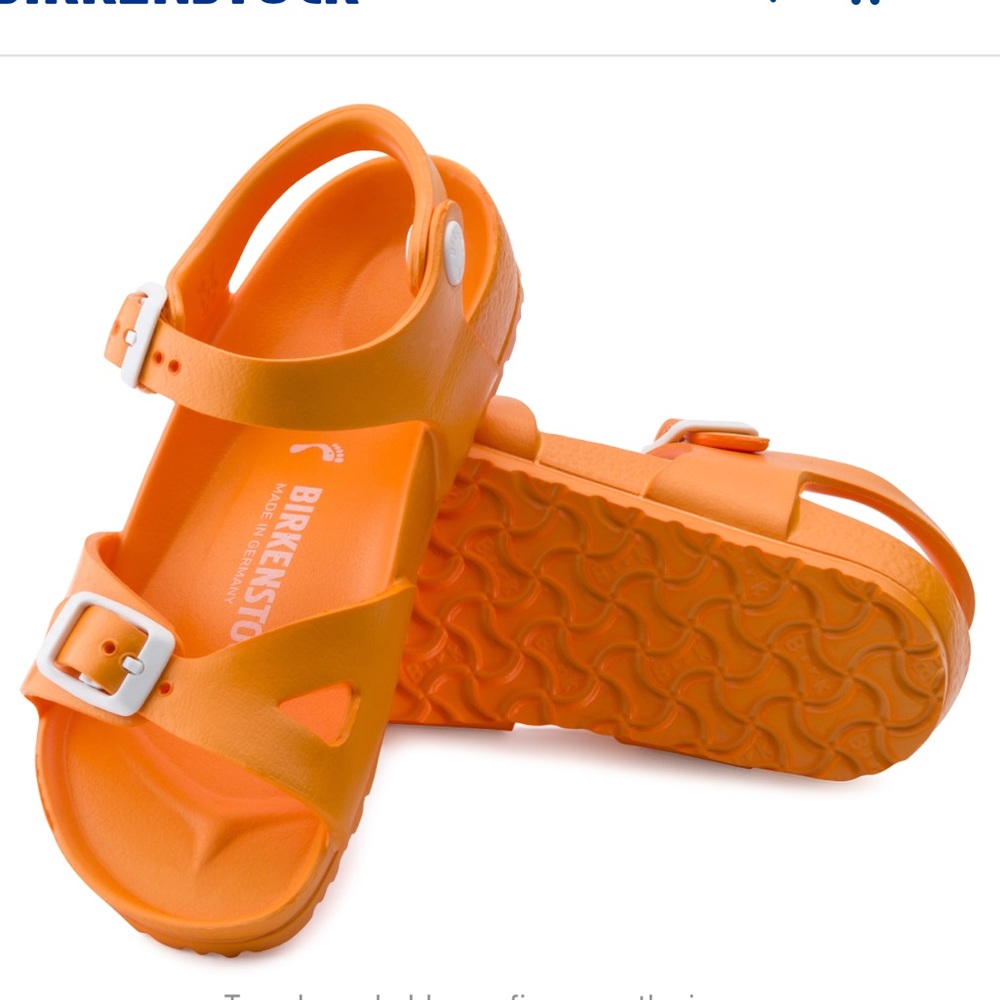 Girls Birkenstock foam sandals size 1