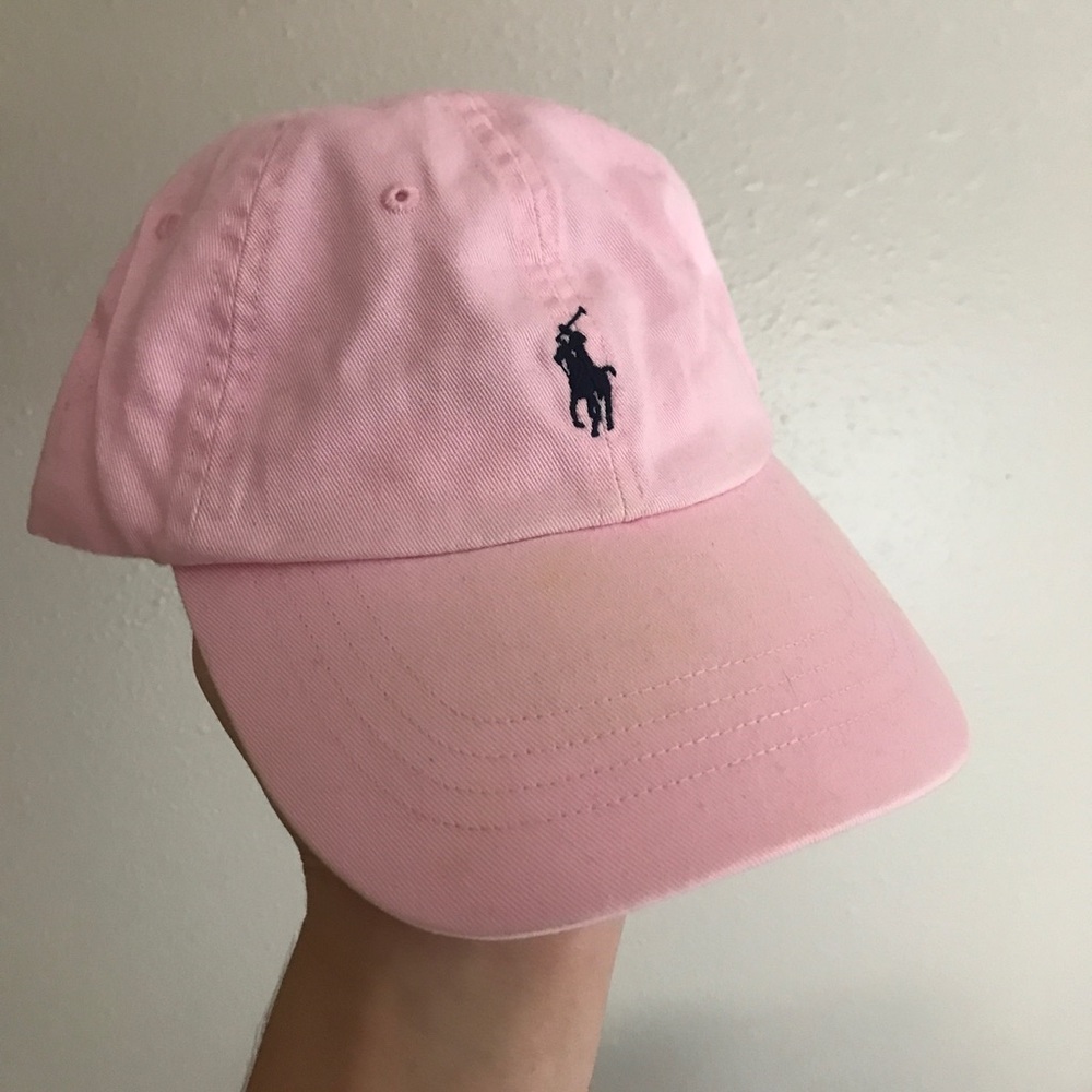 Pink Polo Ralph Lauren baseball cap