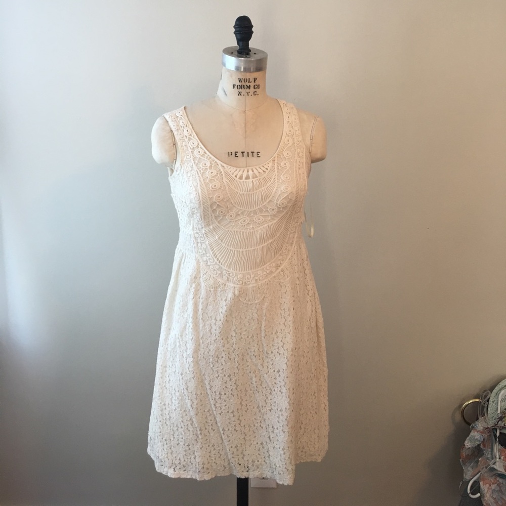 Off white lace dress