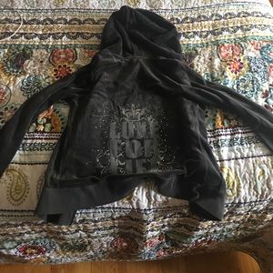 Grey juicy couture zip up jacket