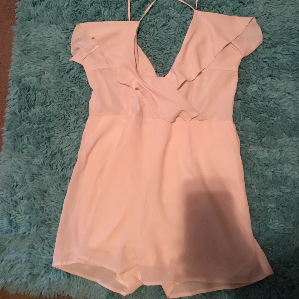 Never worn blush colored romper