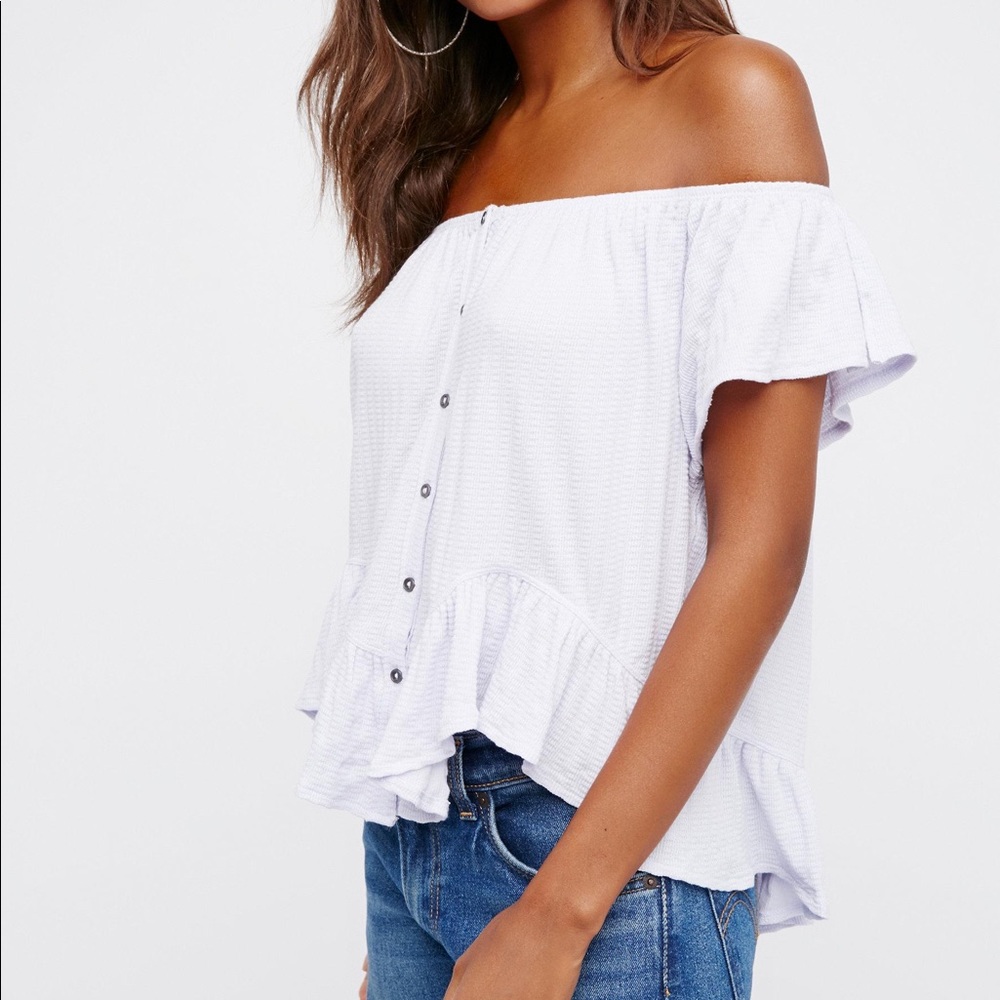 Free People Mint Julep Tee / Small - Lavender