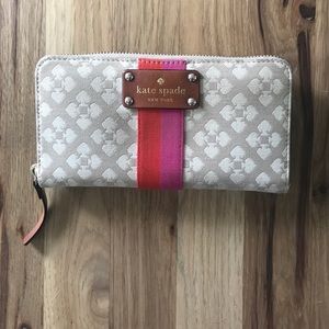 Kate Spade wallet- pink and coral