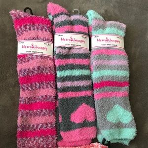 Fuzzy Christmas Socks