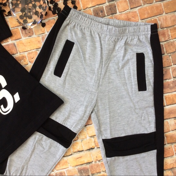 Boutique Unisex 2pc Child's MINI BOSS. 2pc Outfit - Picture 3 of 4