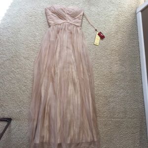 Tan/Beige Formal Gown