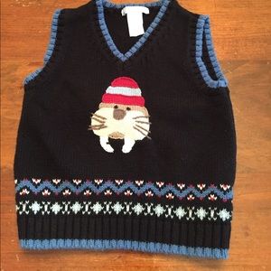 Holiday sweater vest