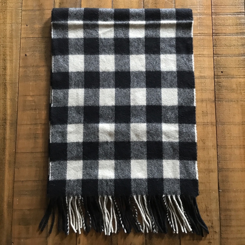 Plaid Cashmere Scarf Jcrew