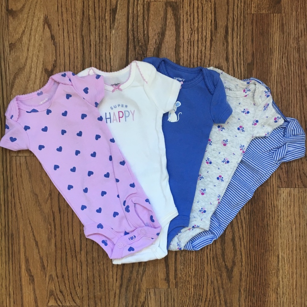 Carter’s Baby Girl Bodysuits Newborn