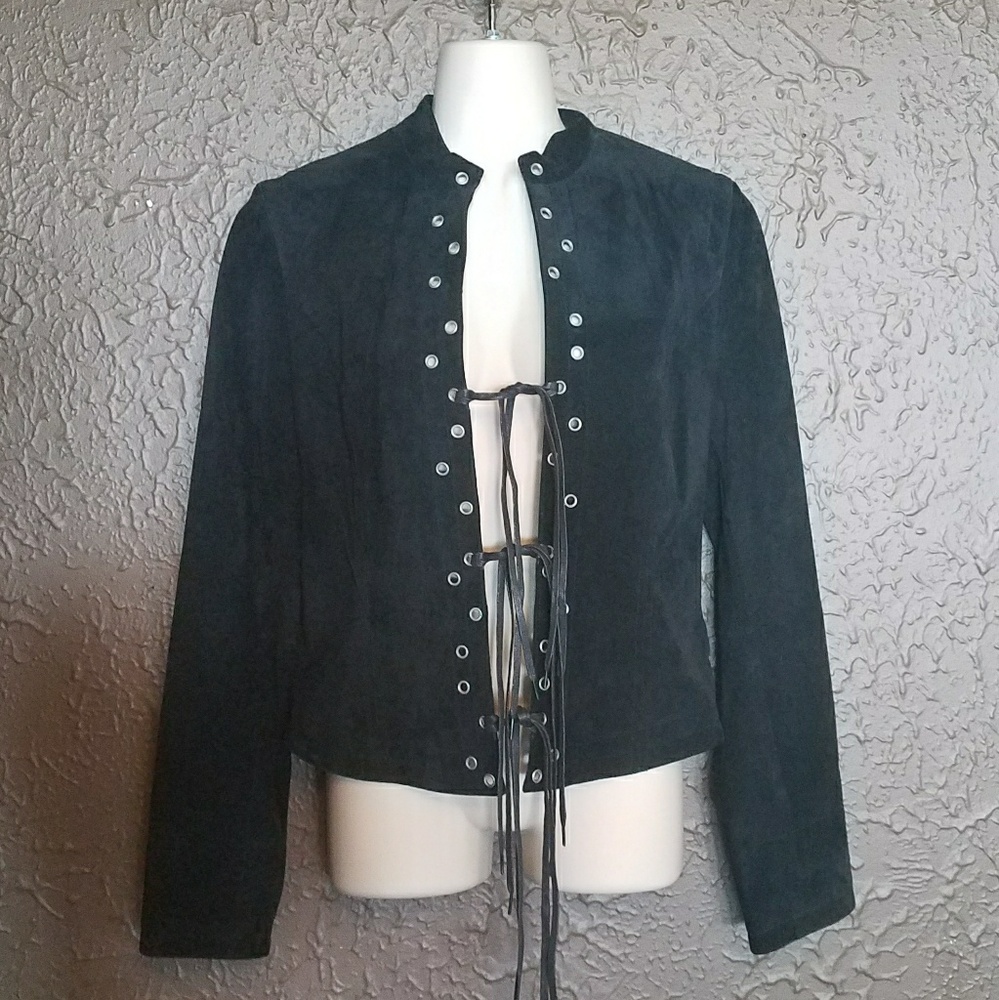 Ideology | XS | Black Leather Jacket