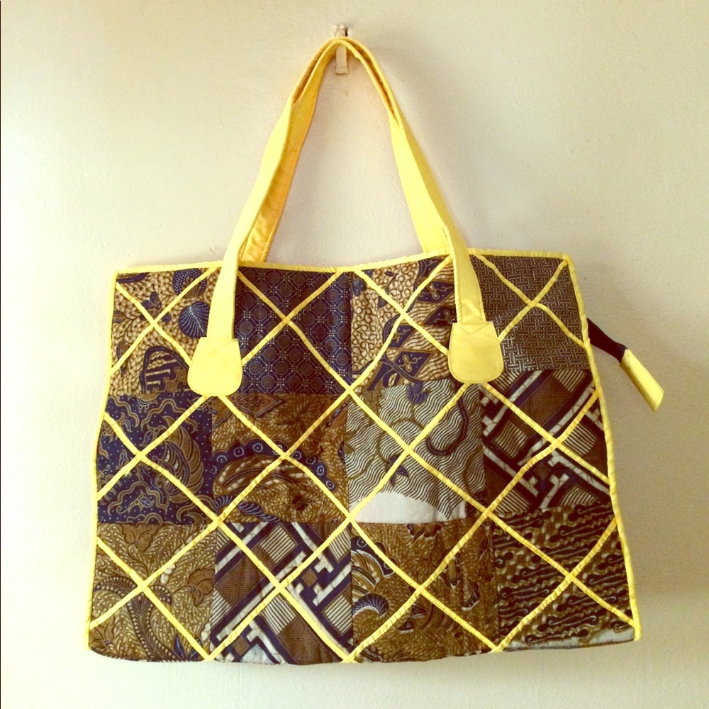 Never Been Used Quilted Cloth Tote Bag