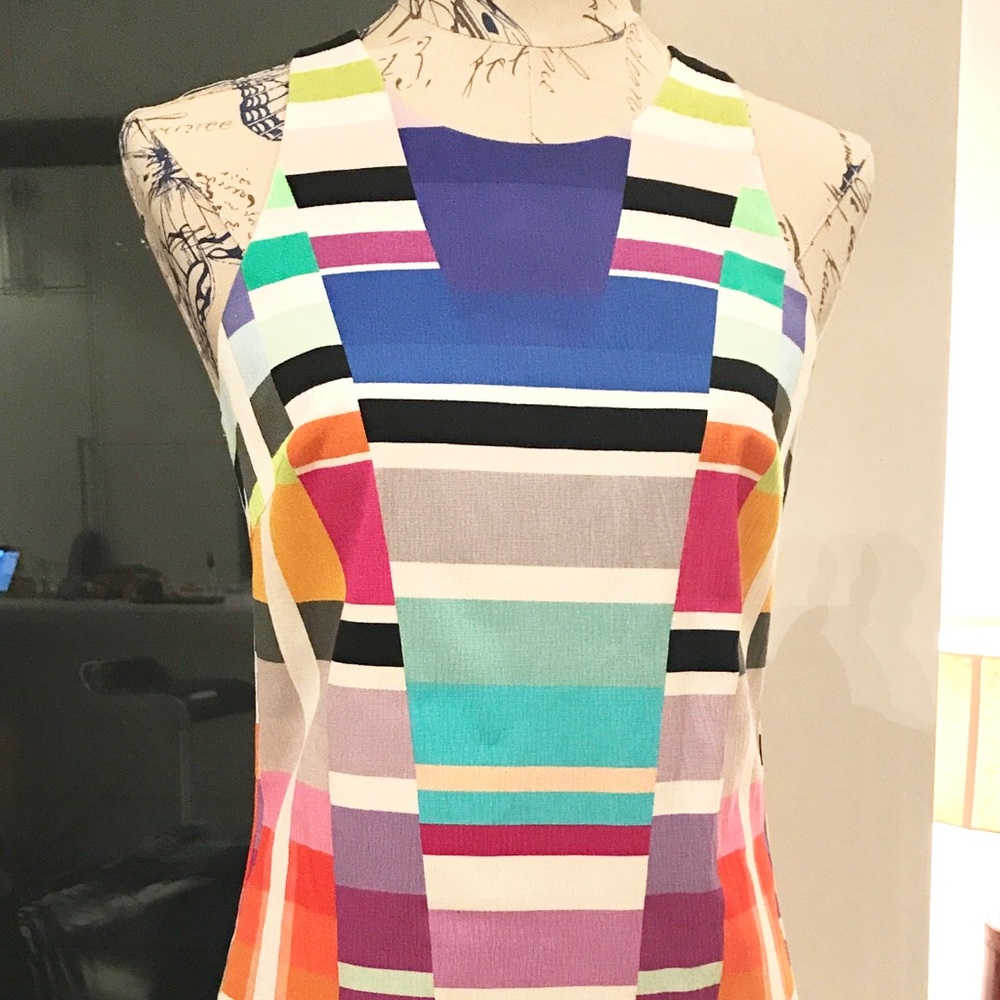 Trina Turk geometric print dress - Picture 2 of 6