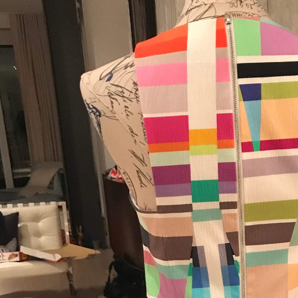 Trina Turk geometric print dress - Picture 4 of 6
