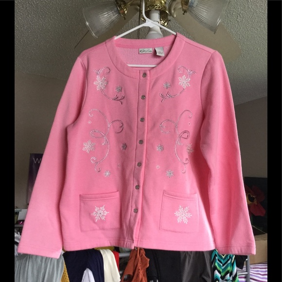 KIM ROGER....NWOT. Pink jacket - Picture 1 of 6