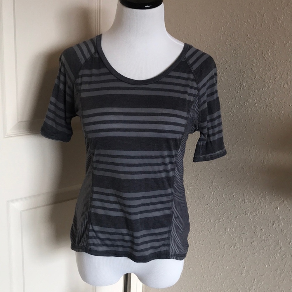 5 for $25 Grey striped tee