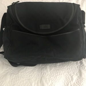 Authentic Black Gucci diaper bag