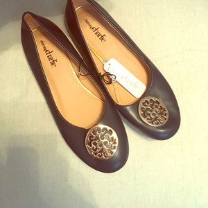 Navy Blue Charming Charlie Flats